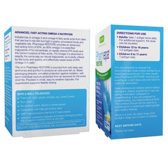 Igennus Pharmepa Restore vitamin E-enhanced packaging guards against oxidation.
