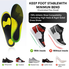 Ihuiniya carbon fiber insole arch support enhances comfort during play