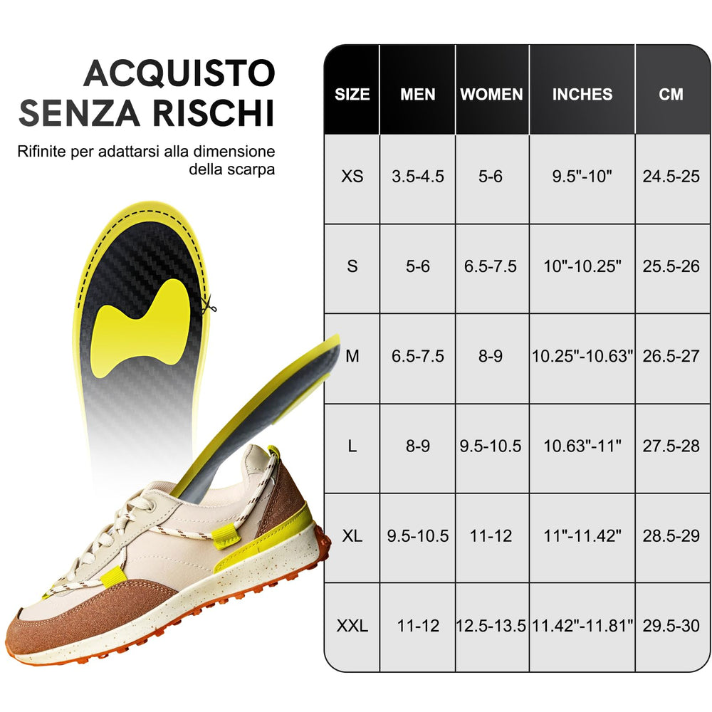Ihuiniya carbon fiber insole ideal for basketball and volleyball