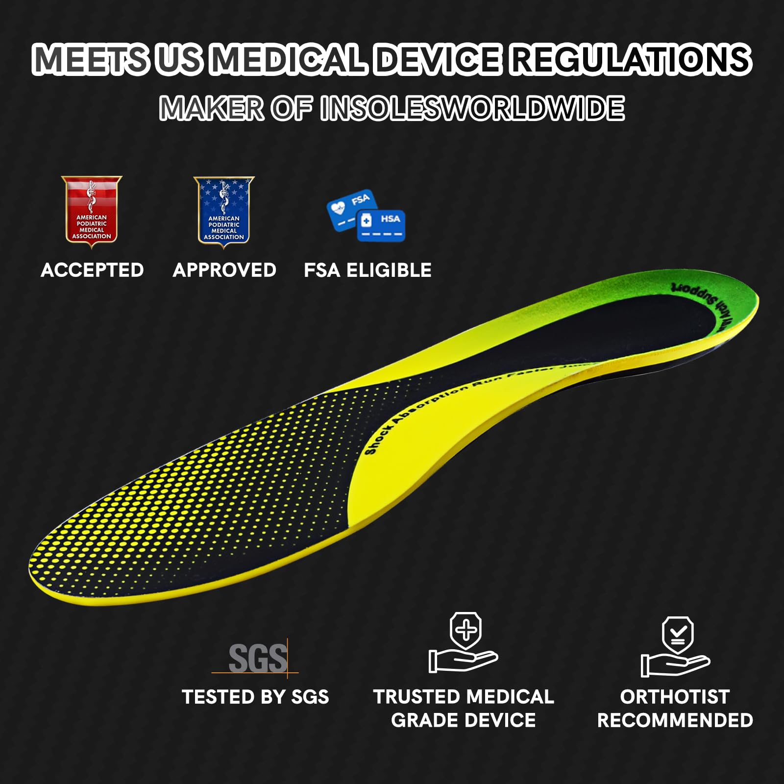 Ihuiniya carbon fiber insole helps reduce foot fatigue after games