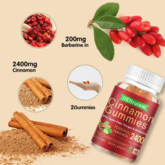 IIEltruiom packaging label shows cinnamon and berberine for daily wellness.