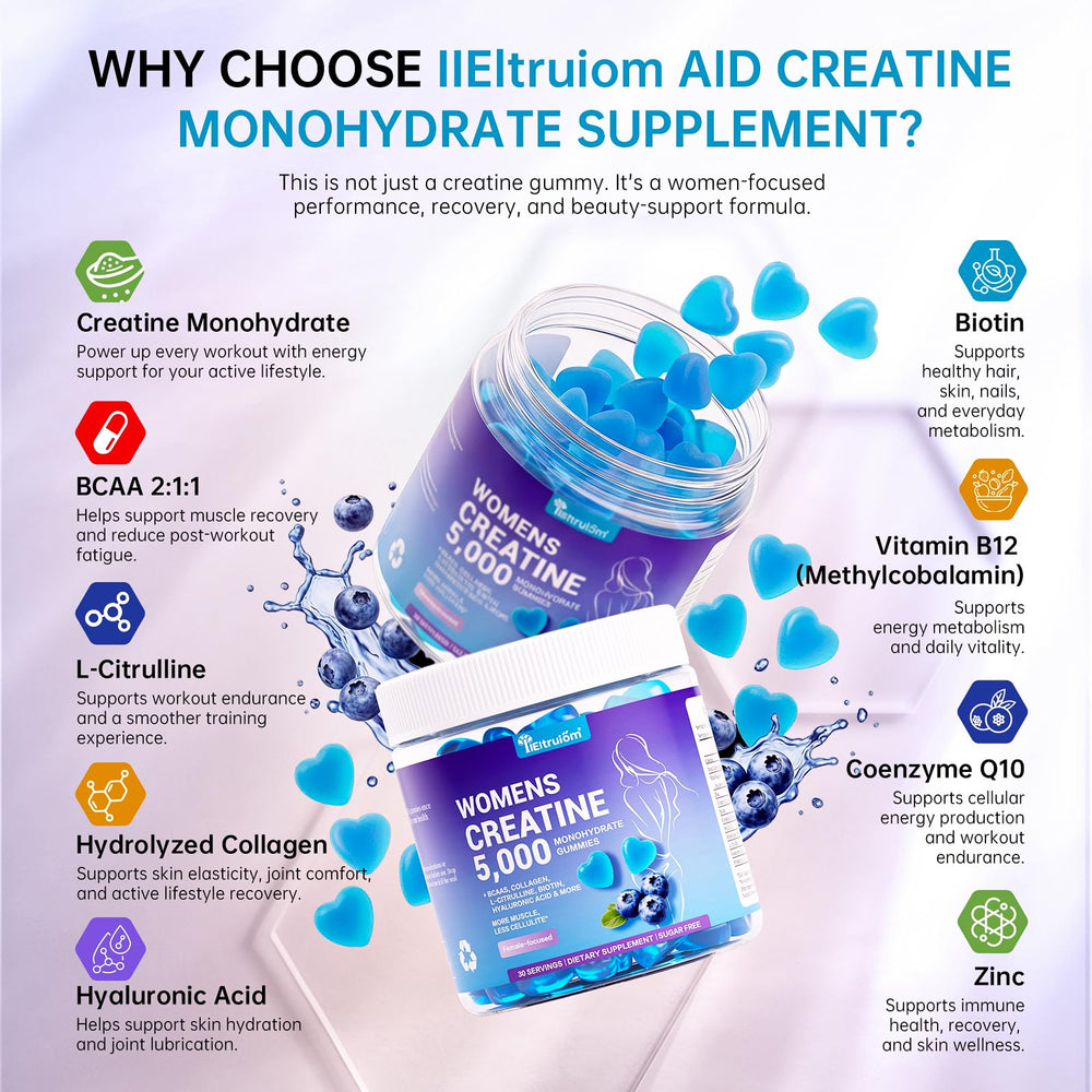 IIEltruiom Gummies with collagen and BCAAs for recovery support during workouts