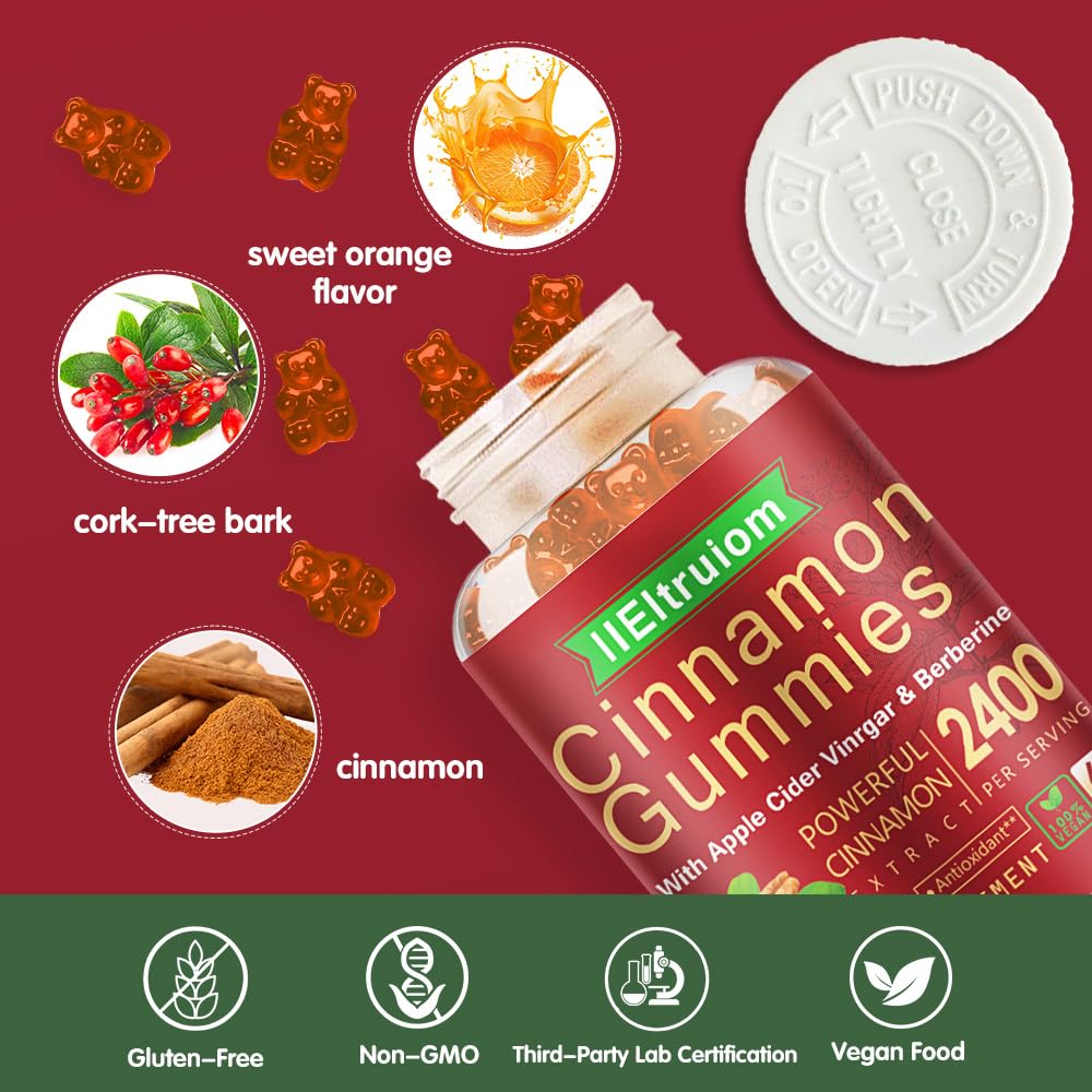 Gummies poured from jar for quick, on-the-go consumption.