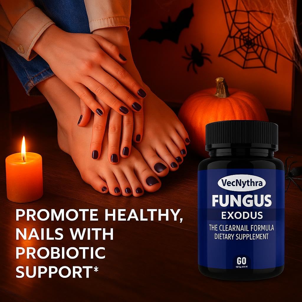 iKeener Fungus Exodus nails health glow scene suggesting improved appearance.