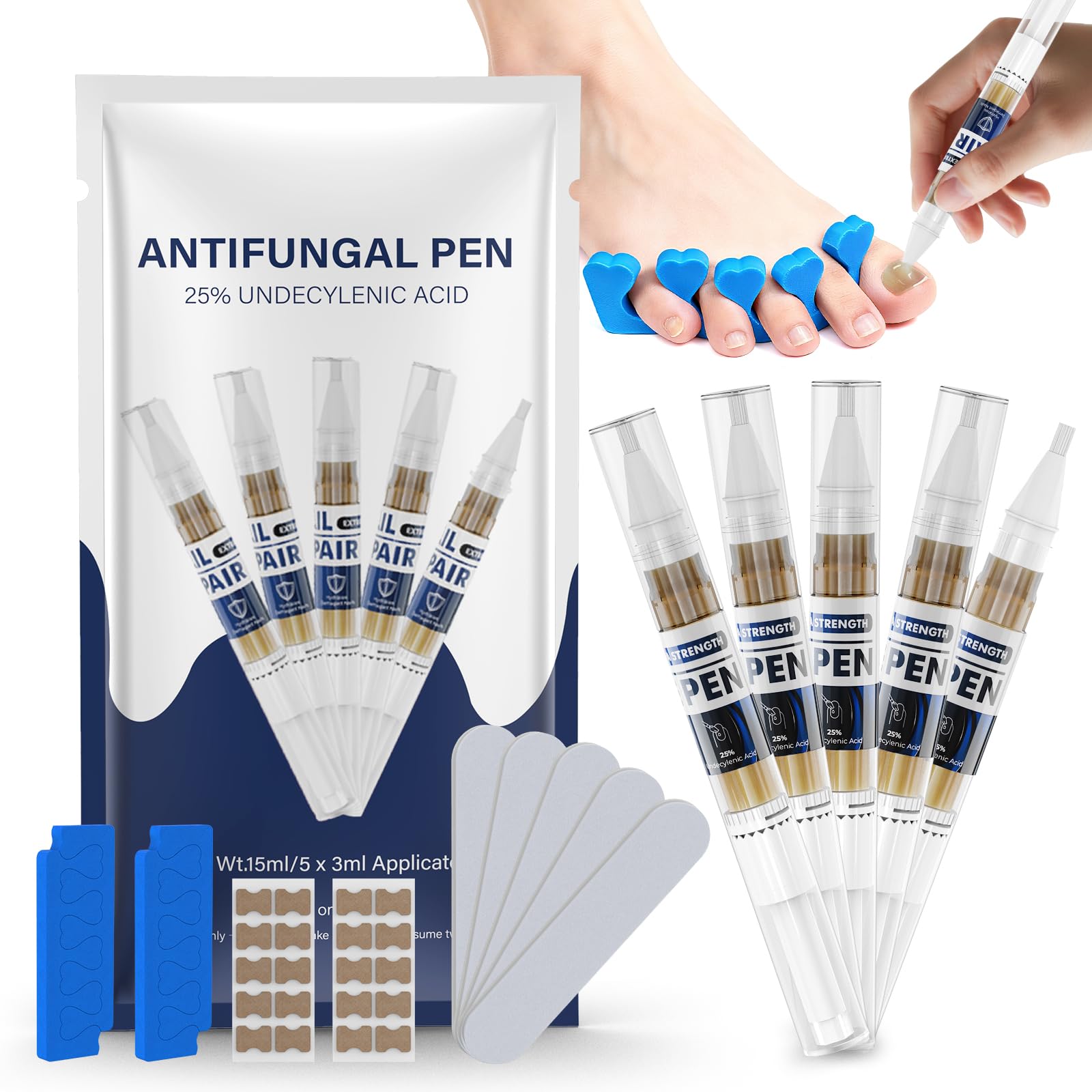 iKeener toe nail fungus treatment pen applies precisely for targeted care