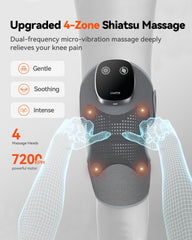 IKEEPFIT knee massager with four massage heads for targeted relief