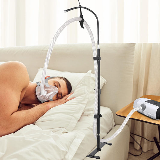 IKSTAR CPAP hose holder with stable base for secure bedside placement.