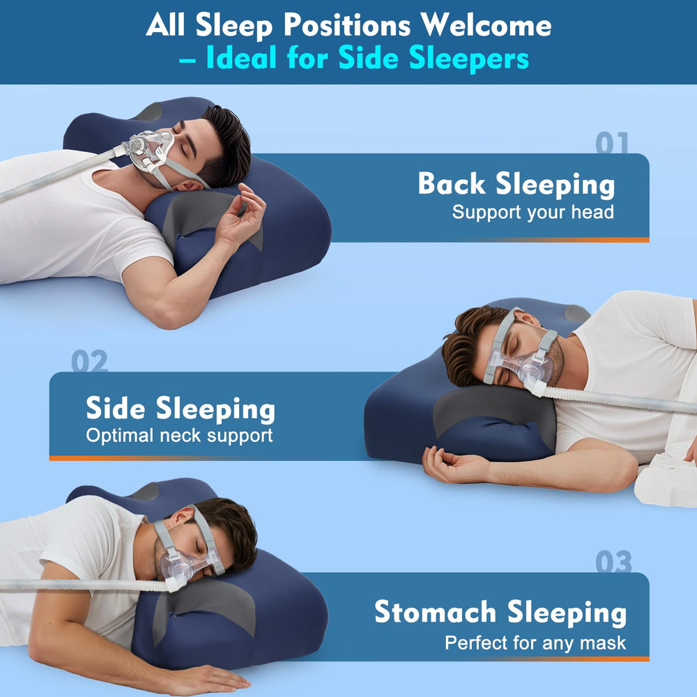 IKSTAR CPAP pillow removable 2cm insert allows height adjustment