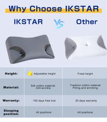IKSTAR pillow cover is machine washable for easy care and longevity.