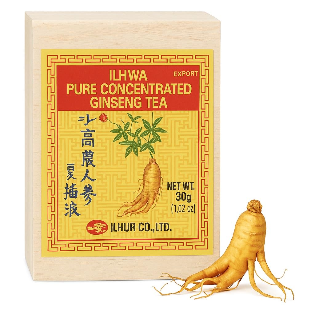 Ilhwa ginseng tea paste close-up highlighting rich extract for flavorful tea