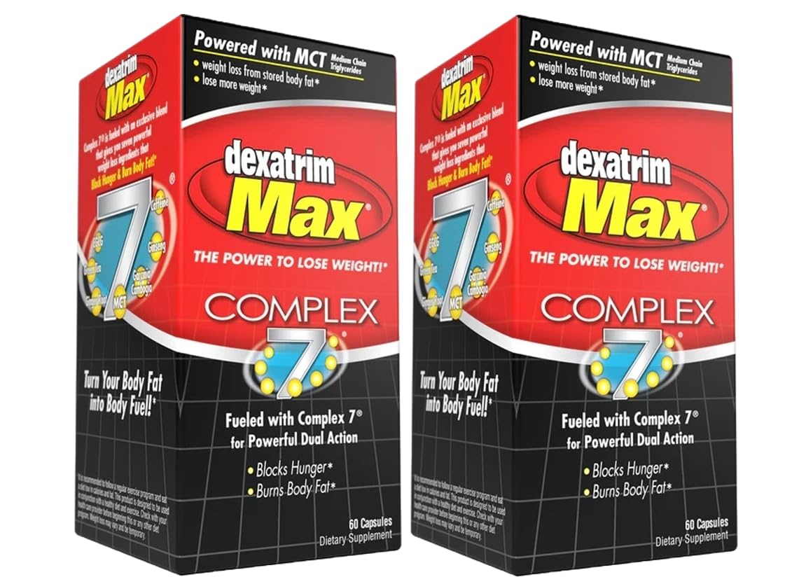 ILIOS Dexatrim Max Complex-7 bottle front view highlighting appetite control features