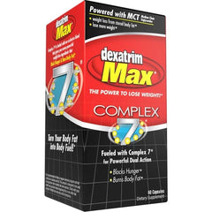 ILIOS Dexatrim Max Complex-7 two-pack display emphasizing value and convenience
