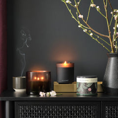 Illume diffuser emphasizes vegan cruelty-free promise.