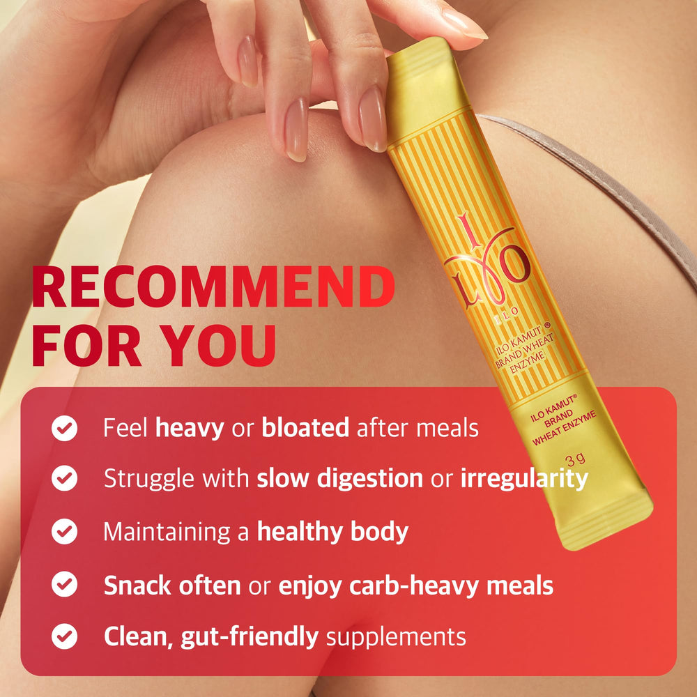 Savory roasted grain flavor of ILO Kamut Enzyme Complex in a stick.