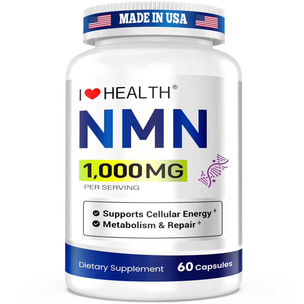 I LOVE HEALTH NMN 1000mg bottle for potent NAD precursor support