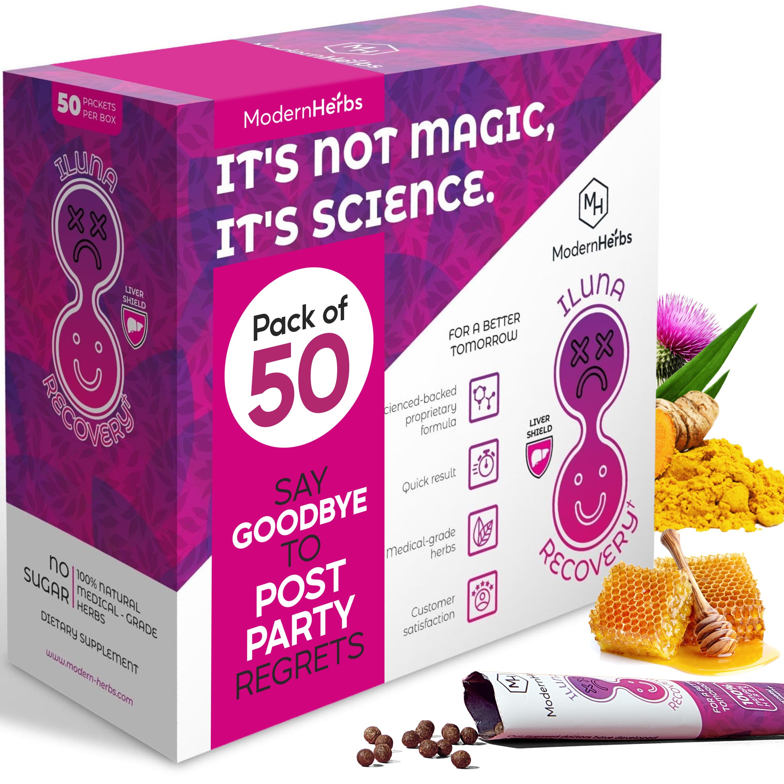 Iluna balance pebble packaging promotes daily vitality on the go.