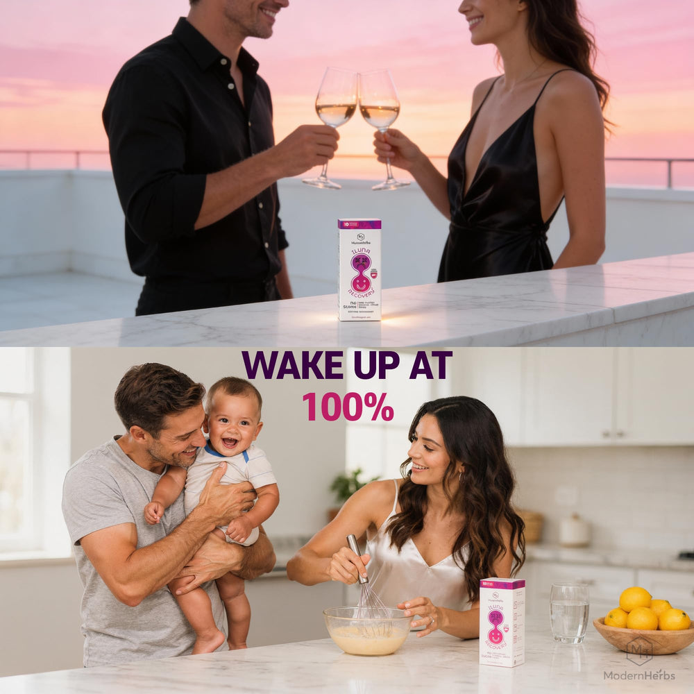 Iluna Recovery milk thistle bottle highlighting liver support and detox potential.