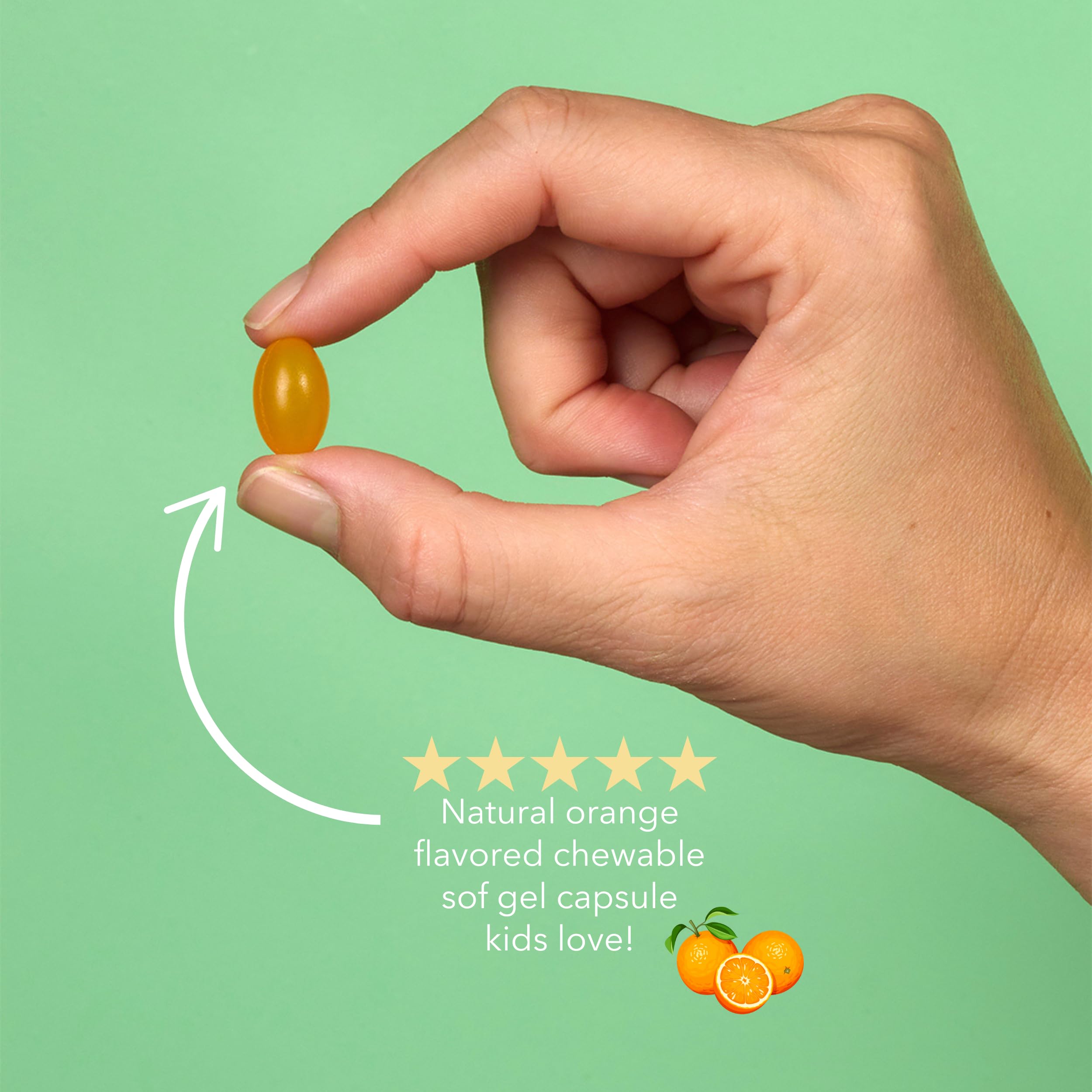 I'm Nutrients Brain DHA chewable capsules for daily kid-friendly brain support