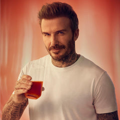 Close-up of IM8 Daily Ultimate Essentials acai berry flavor and vibrant color