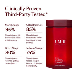 IM8 scoop for precise 12 g servings and consistent mixing.
