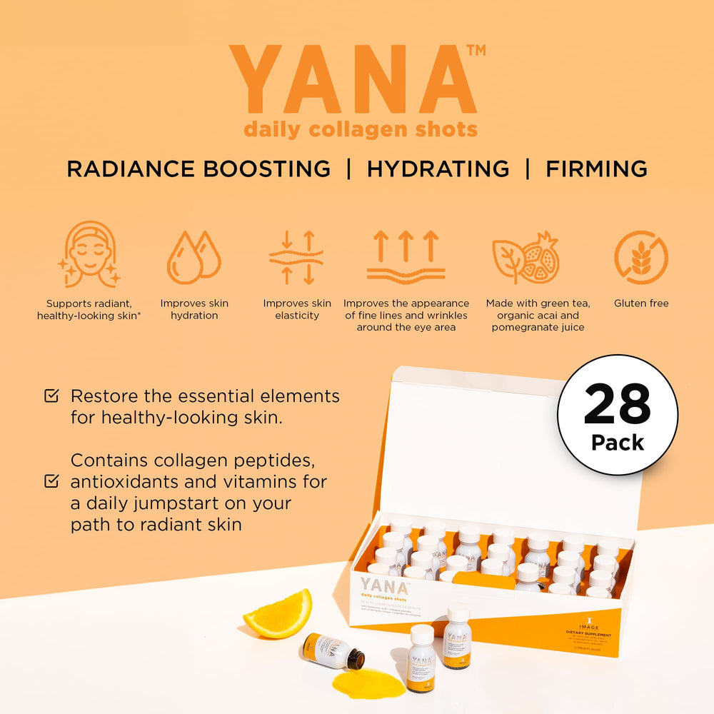 YANA shot poured into a glass for easy daily use.