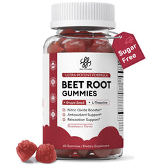 iMATCHME Beet Root Gummies 2-pack bottle with strawberry flavor for daily balance