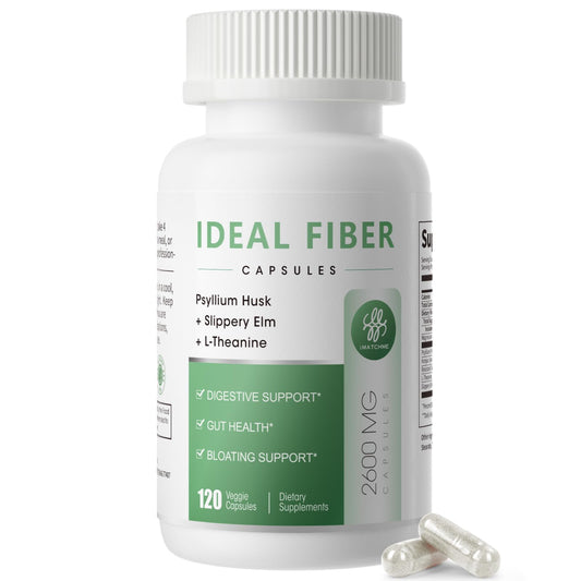 iMATCHME Fiber Capsules bottle front for daily gut support and gentle regularity