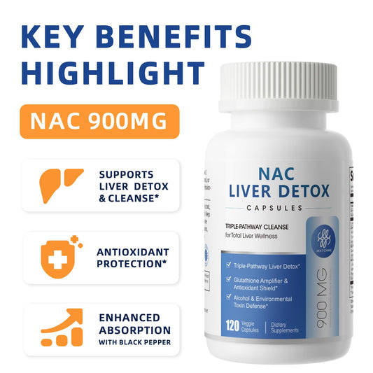 iMATCHME NAC 900mg bottle front view for detox routine