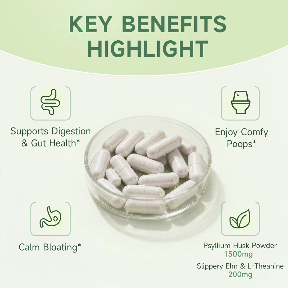 iMATCHME Slippery elm capsules package conveys gentle digestive comfort