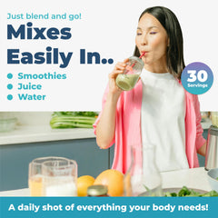 Imix Nutrition MultiAbsorb lid off pour into shaker for quick blend