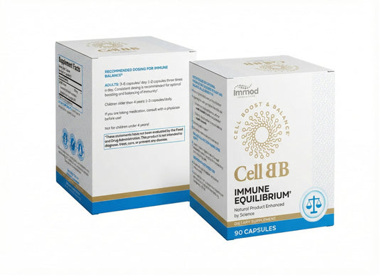 Immod CellBB immune equilibrium bottle aids daily immune balance.