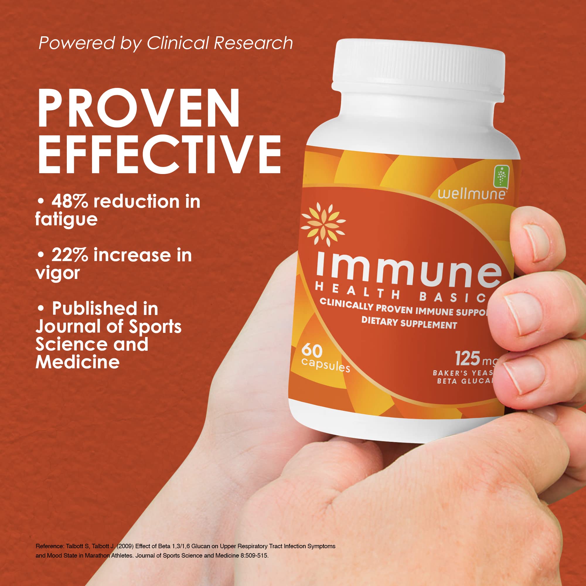 Immune Health Basics bottle ready for daily routine.
