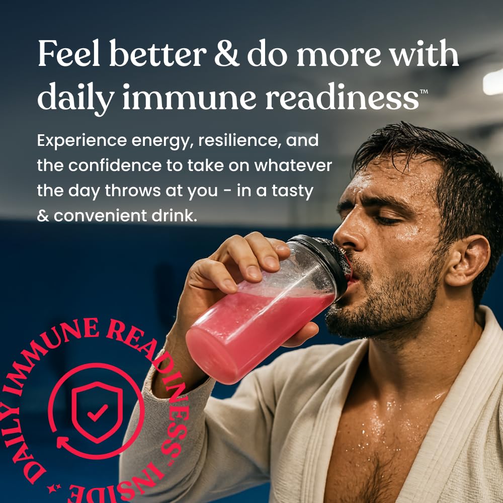 Immune Ready coconut watermelon flavor close-up highlighting refreshing taste.
