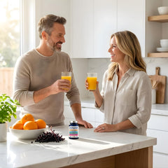Daily Immuneti routine image suggests easy, consistent use for ongoing wellness.