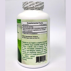 ImmuneXL Ultra Plus Powder packaging emphasizes clean allergen-free formula