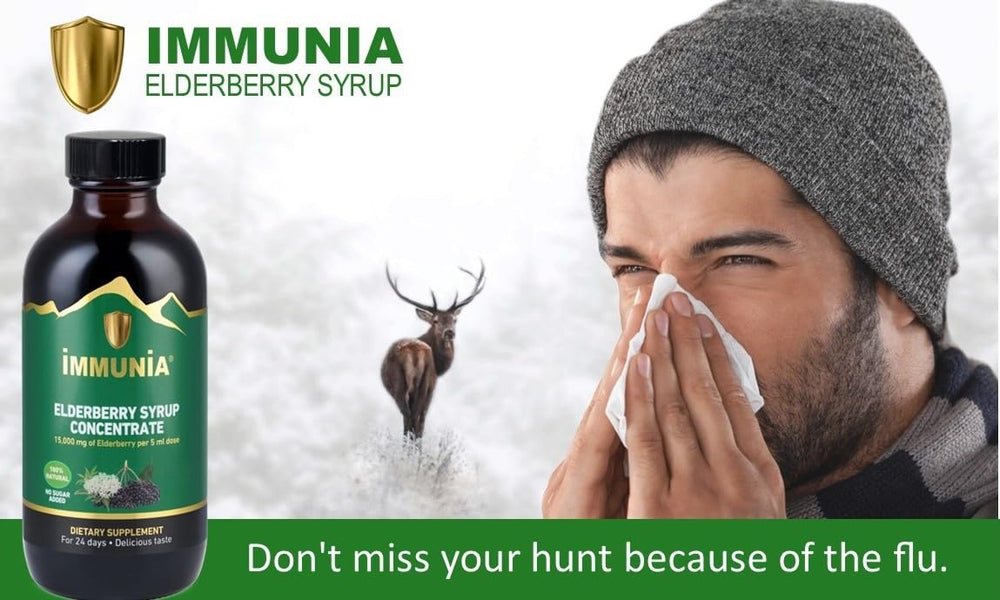 Immunia elderberry syrup refrigerated storage option preserving freshness.