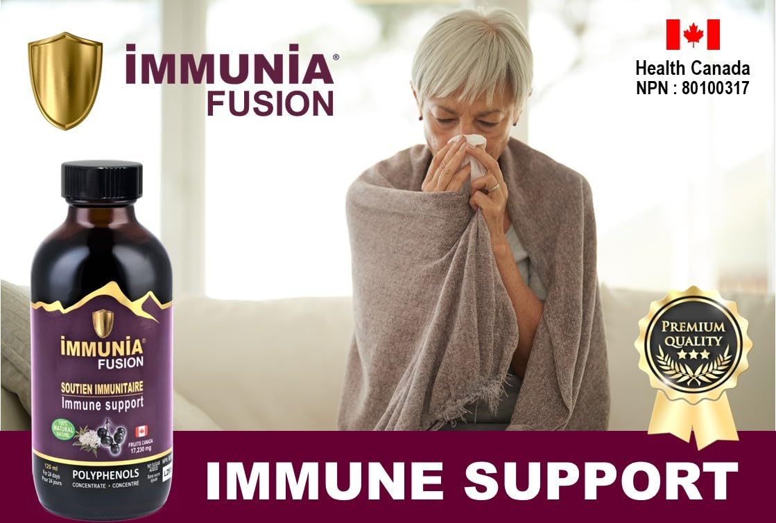 Immunia Fusion elderflower botanicals deliver quercetin-rich compounds.