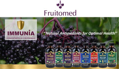 Refrigeration-ready Immunia Fusion bottle maintains freshness and polyphenol integrity.