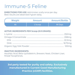 Immuno-5 egg yolk powder detail showing natural immune components.