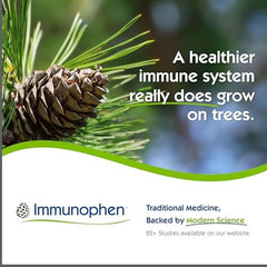 Immunophen antioxidant-rich formula showcased in the liquid for daily wellness.