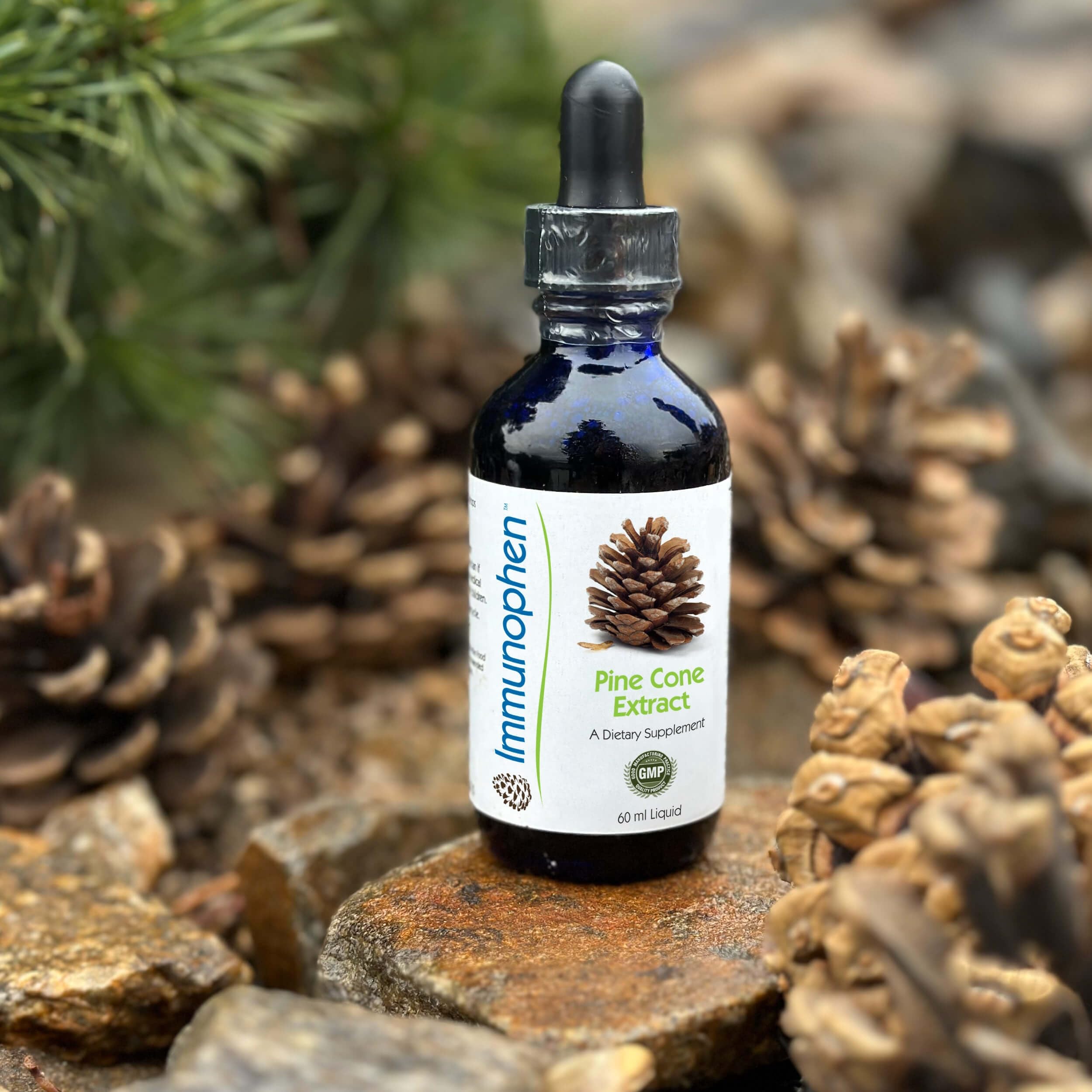 Immunophen product on shelf illustrating year-round wellness support.