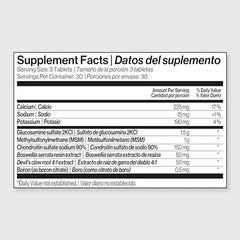 Immunotec Contralenta bottle with glass highlighting convenient, everyday joint care