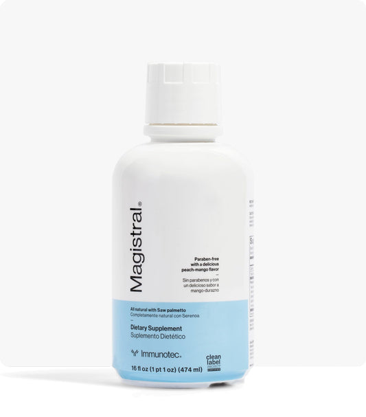 Immunotec Magistral saw palmetto bottle with prostate support