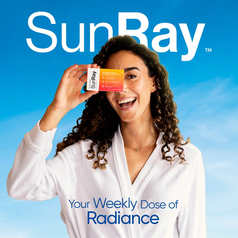 Close-up of Immunotec Sunray box bundle emphasizing savings and reliability.