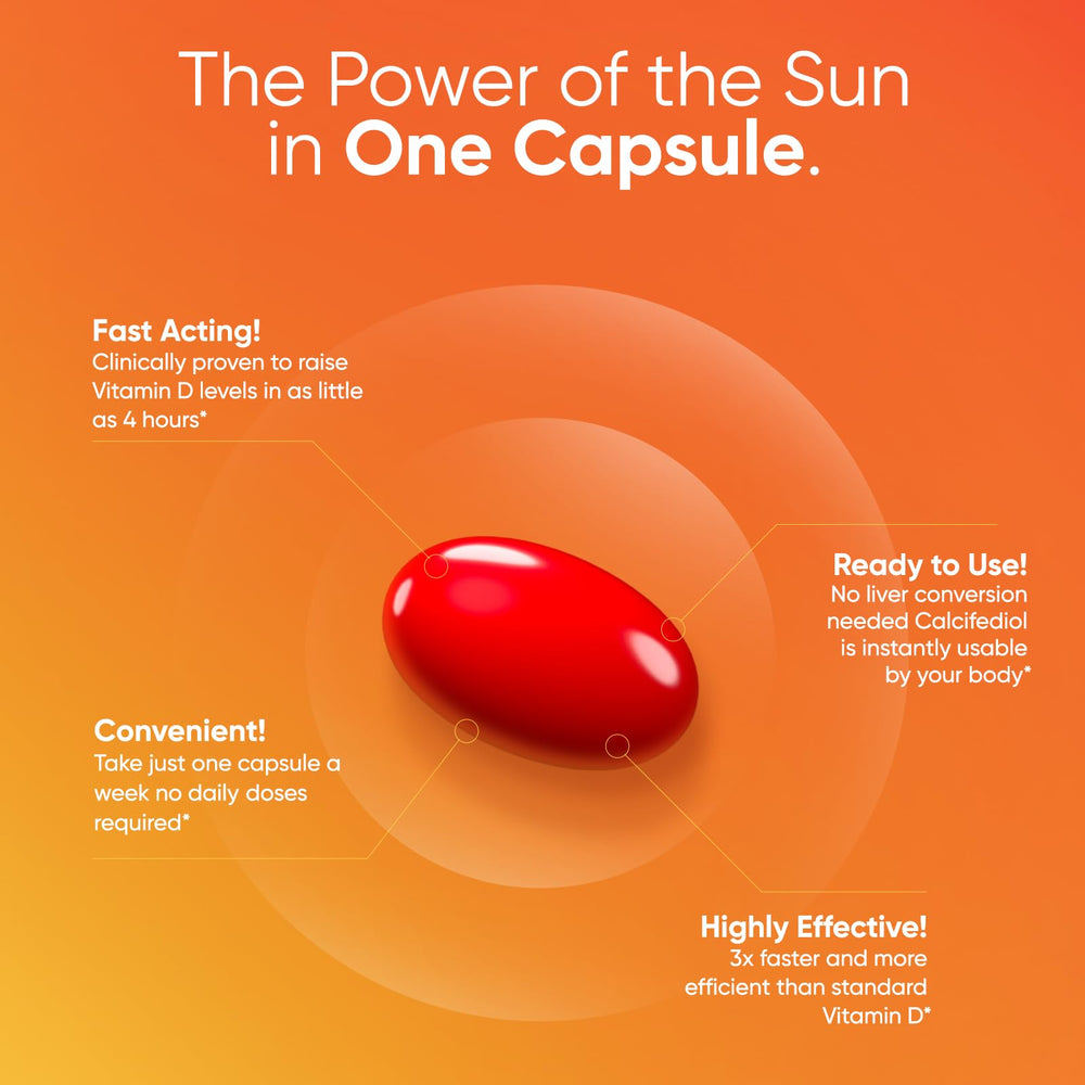 Immunotec Sunray weekly dose highlights convenience and value.