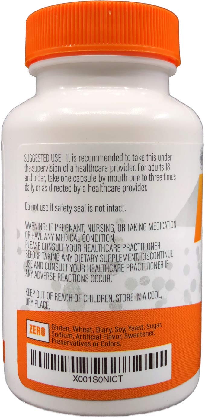 IMMUNOVITES Biotin label shows USP-grade purity and non-GMO formula