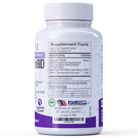 Theracurmin capsules close-up highlighting the nano curcumin formula and easy swallowing.