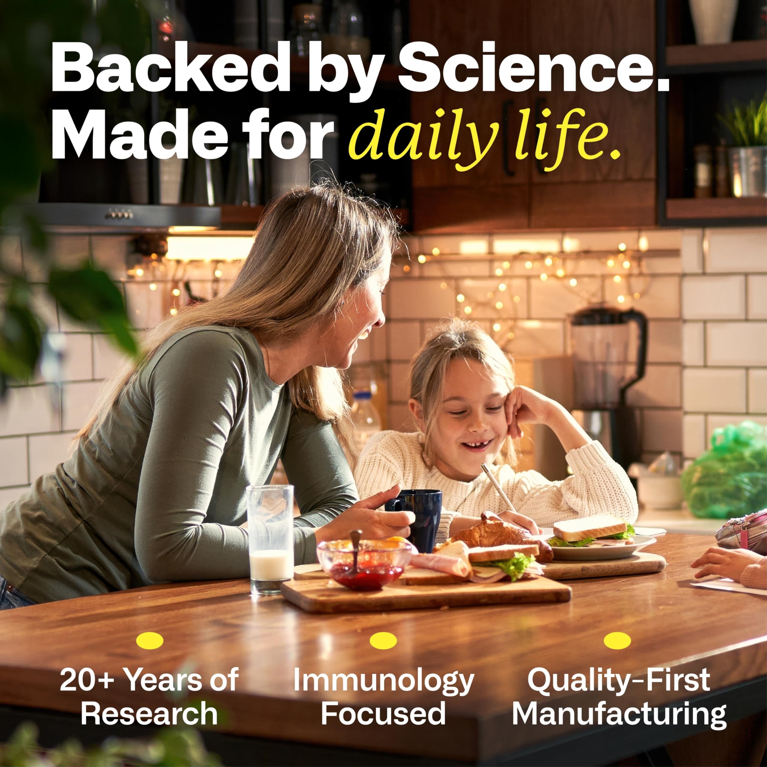 IMMY capsules in bottle illustrate easy daily use amid busy mornings.