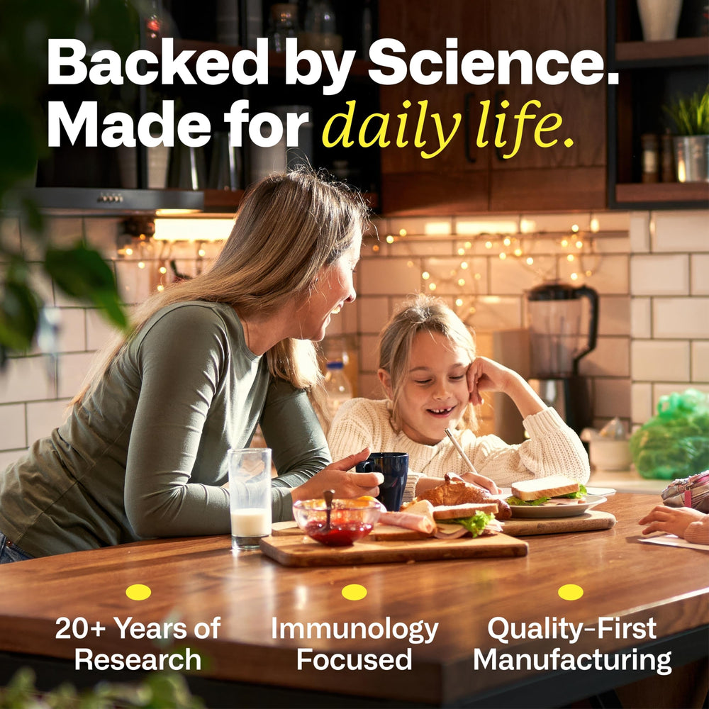IMMY capsules in bottle illustrate easy daily use amid busy mornings.
