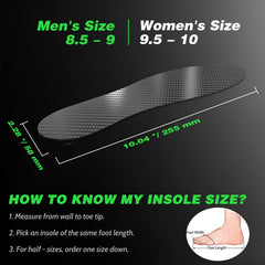 Imonujo carbon fiber insole used for walking and daily activities to reduce fatigue